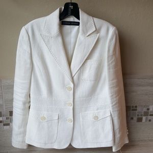 Adrienne Vittadini Linen Blazer